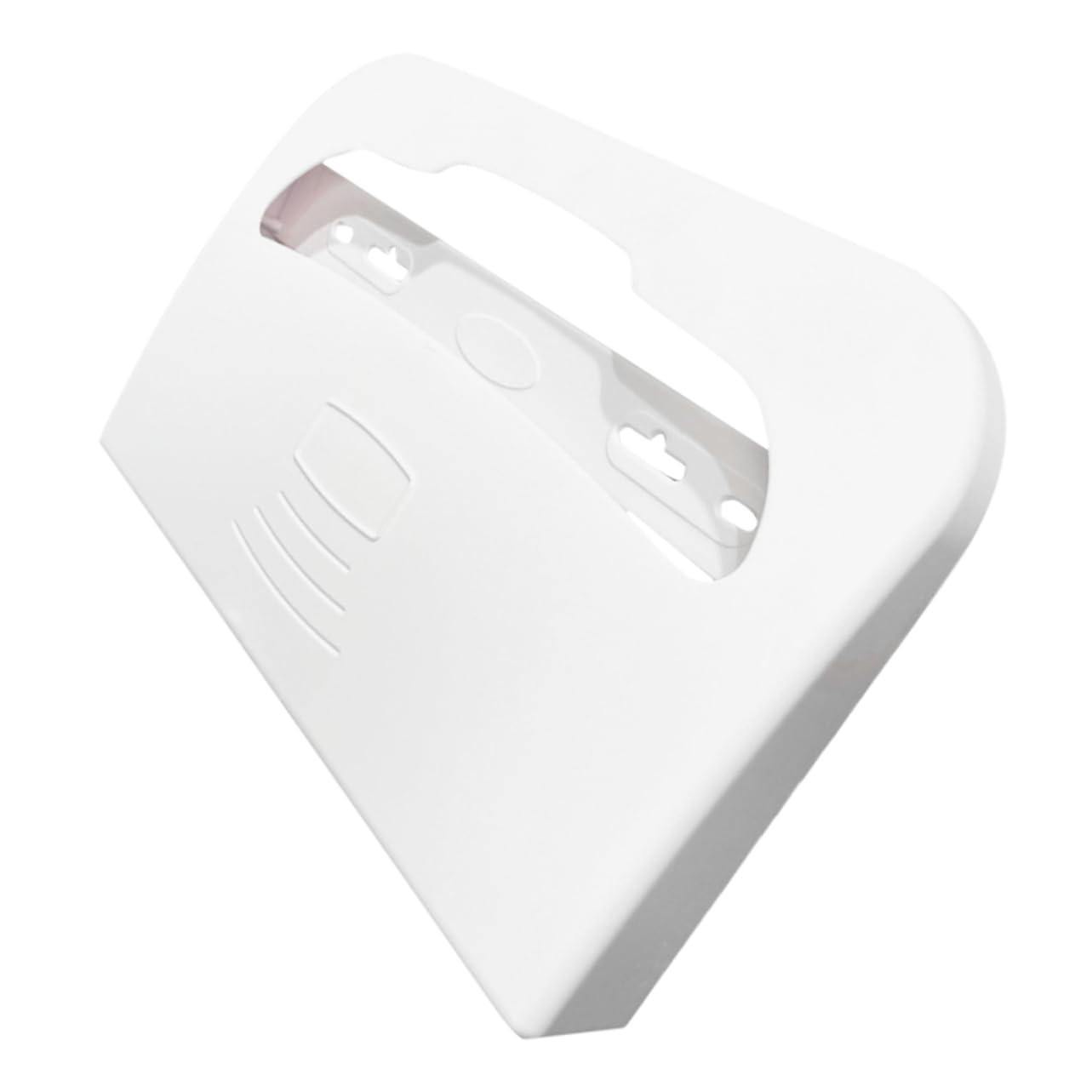 OFFSCH Bathroom Toilet Seat Cover Dispenser Commercial Toilet Paper Dispenser White Wall Mount Paper Dispenser Abs Toilet Lid Holder Commercial