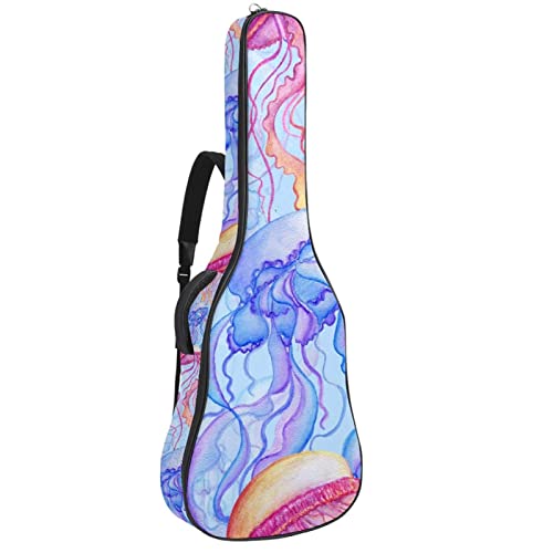 Housse guitare acoustique pingouin imperméable - 42.9x16.9x4.7 in avec organiseur intégré