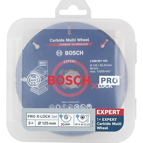 Bosch 5-Piece X-LOCK Cutting Discs Set Cover