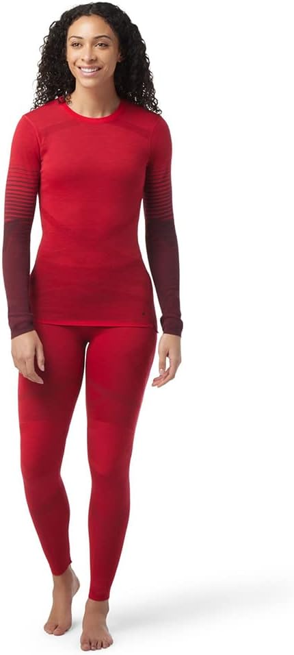 Smartwool Women's Intraknit Thermal Merino Base Layer Pattern Crew