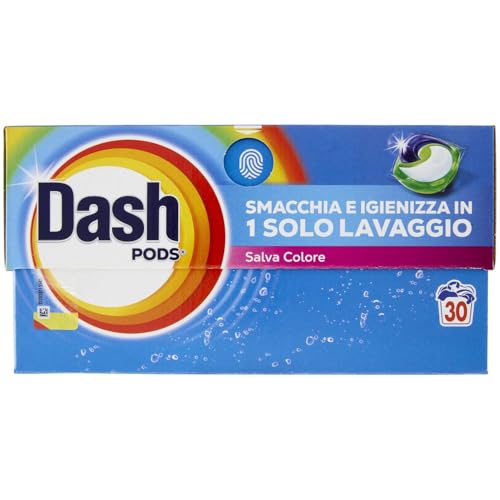 Dash Detersivo Dash Pods Colore, 30 Lavaggi