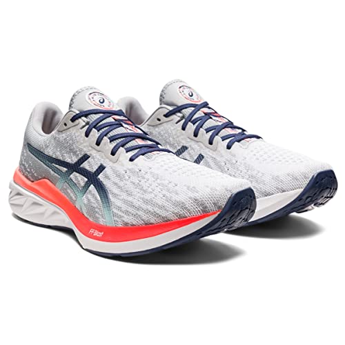 ASICS Men's DYNABLAST 2 Running Shoes, 12, Glacier Grey/Thunder Blue2