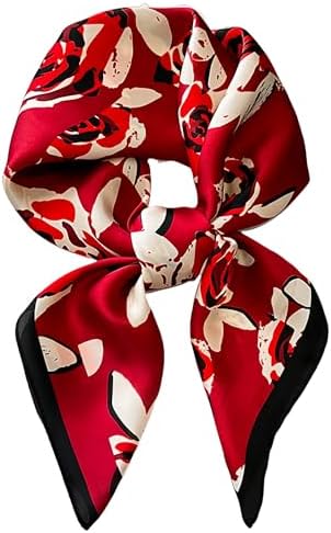 MINIDORA Satin Scarves for Women 27.5 × 27.5 inches Medium Square...