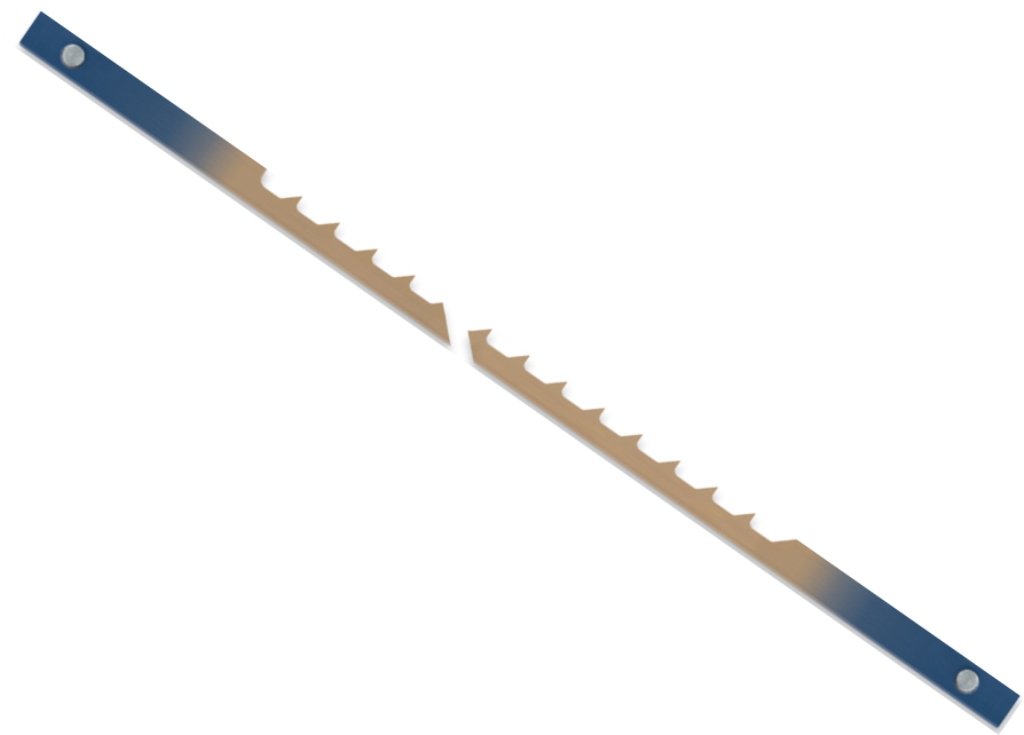 Pégas Pinned Regular 5" Pack of 144 10 Teeth Per Inch Woodworking Sawblades