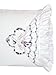Fairway Needlecraft 82527 Vintage Ruffled Edge Pillowcases, Samba Lady Design, Standard Size, White