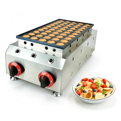 SAOUYPYMA Gas Mini Pancake Maker, 50-Hole