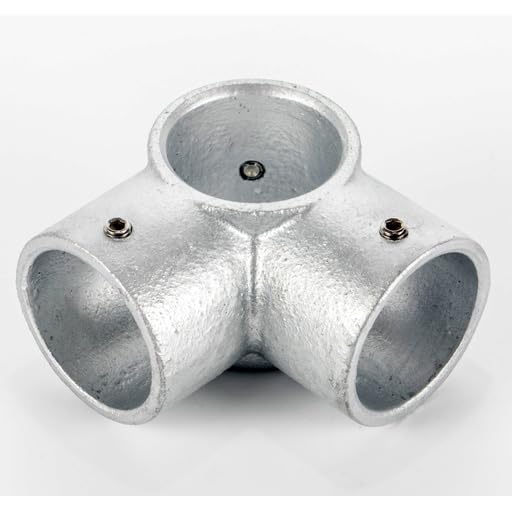 Amazon.co.jp: 単管接続金具 4方出1ケ所貫通 Z-1-3K 溶融亜鉛メッキ