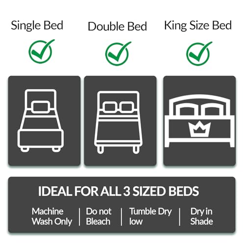 Image of Beautifull Designer Satan Striped Microfiber Double Bedsheet with Two Pillow Cover (Aqua Blue, Double)