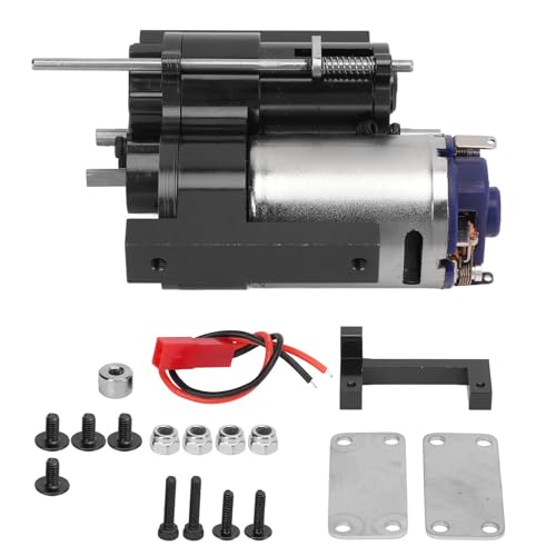 �����[�g�R���g���[���J�[�p 2���M�A�{�b�N�X �A���~������ ���g���N�����炩�ȕϑ� - WPL C14 C24 B14 B16 B36 MN D90 D91�Ή� ���ϋv�����@�\�݌v (��)