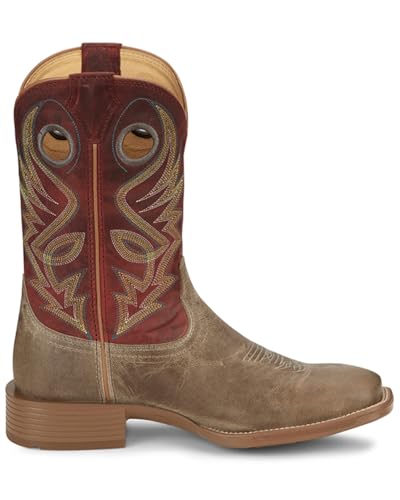 Justin Pickett 11" Western Men's Boots - Durable Leather Cowboy Footwear, Classic Style for Rodeo & Ranch, Comfortable Fit2