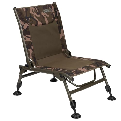 Fox Duralite Fishing Camo Khaki Recliner Chair CBC120