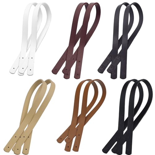 Lista de Asas que puedes comprar esta semana. 48 Asas para bolsos 6 pares de correas de cuero para bolsos asas para 23, 6 pulgadas repuesto asa para ganchillo carteras reparación