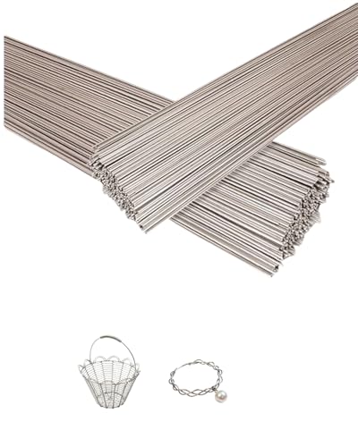Fil à ressort en acier inoxydable 40cm rigide de 0,4mm pour loisirs créatifs et bricolage