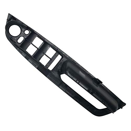 Jaronx for BMW X5/X6 Driver Side Door Handle,Window Switch Door Armrest Panel Pull Strap Trim Cover for BMW X5 2008-2013 and BMW X6 2008-2014 (Black)