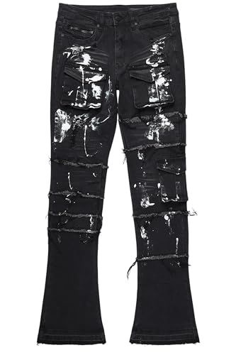 Men's Folly Painter Stacked Flare Jean2