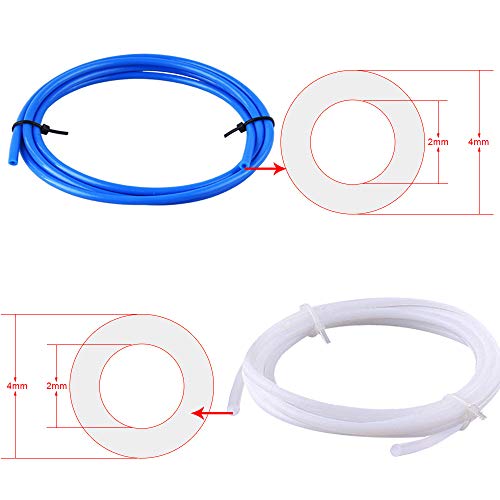 SIQUK 4 Pcs Teflon Tube PTFE Tubing(1 Meter) for 3D Printer 1.75mm Filament - Image 3