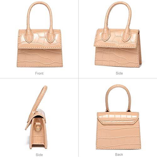Image of CATMICOO Mini Purse for Women, Mini Bag with Crocodile Pattern