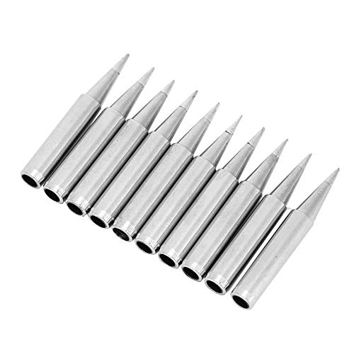 Image of 900M T 0.8D 10PCS Soldering Iron Tip, Brass Solder Iron Tip, No Lead Copper Solder Tip, No Lead Solder Iron Tip Set for Welding Tool Accessory, ANKROYUm48kbh1auc