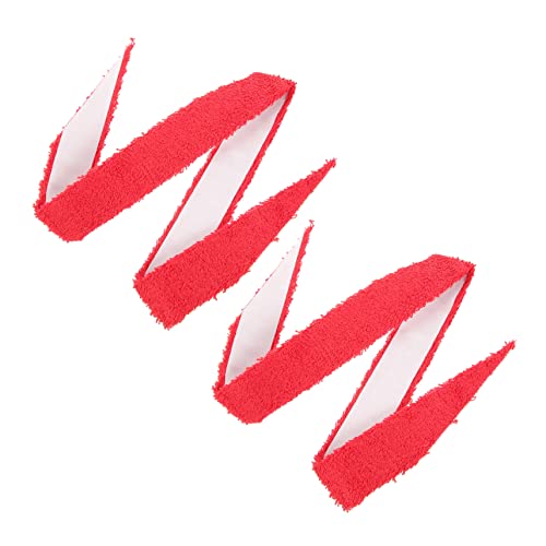 BRIGHTFUFU 2Pcs Cotton Badminton Racket Grip Tape Slip Sweatband Handle Wraps for Enhanced Control Lightweight and Wicking Design for Badminton and Tennis Players