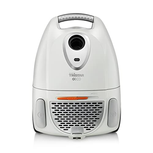 Tristar SZ-1932, Hybrid-Staubsauger, mit oder ohne Beutel, 700 Watt Leistung, nur 78 db, Weiß