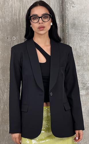 Womens Long Blazers for Work Slim Fit Jackets Casual Tailored Blazer for Women Business Office Lightweight Jacket3