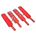 Red Expandable Spreader Bar with Adjustable 4pcs Fur Red Straps Sports Aid Training Fitness Gear, Restore Pilates, Yoga Gym Kit, Home Exercise Kit with Fur Flocking Storage Bag