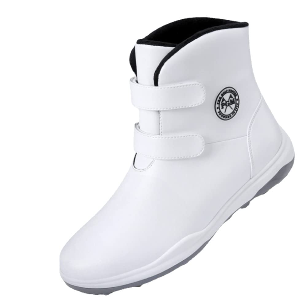 Zapatos de golf para mujer, con forro polar antideslizante, zapatos deportivos para otoño, invierno, impermeables, botas casuales para mujer
