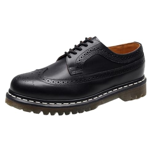 Oxford shoes for men Men's Women's Classic Platform Oxford Dress Shoes Stylish Leather Low Ankle Party Shoes with Carved Design