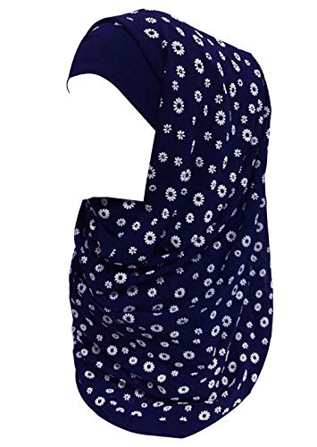 Lina & Lily Floral Thick Chiffon Muslim Hijab Scarf