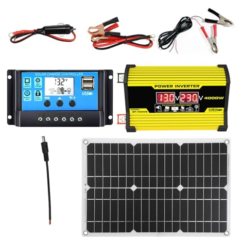 Panneau solaire 12V 18W contre les pannes d'électricité avec interface LED - 2