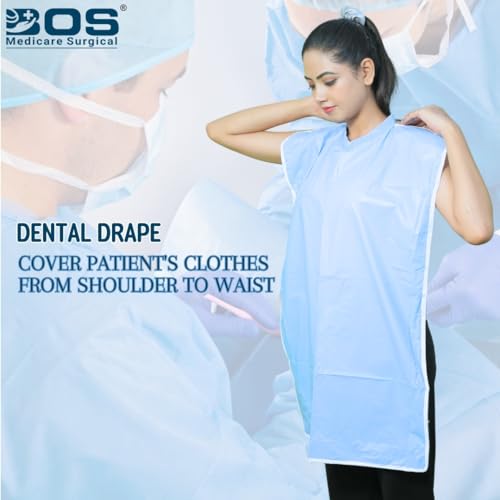 Image of Medical & Dental Patient Drape (Multicolour) | Reusable, Autoclavable, Washable Drapes for Clinic, Hospital, Doctor, Nurse Use | Reversible & Easy to Clean Fabric Sheet