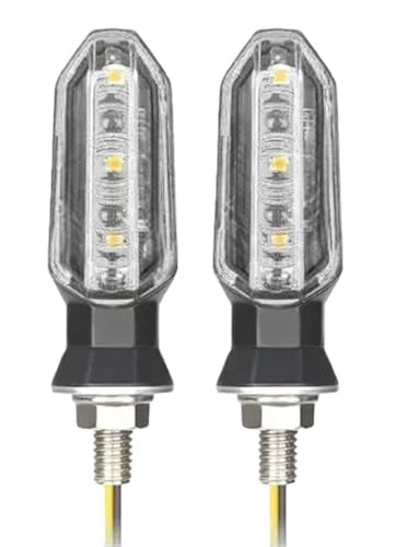 Luces de señal de giro con perno de 8mm y lámpara de freno trasera de 12V para mayor visibilidad