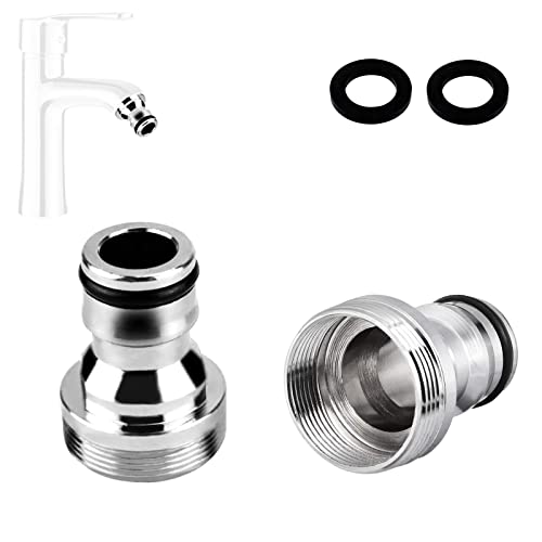 Adaptateur Fileté Mâle M24x1,Adaptateur Robinet Tuyau Arrosage Cuisine,Nezs de Robinet...