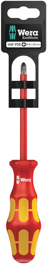 Wera Silver 05100012001 2 X 100 Mm "162 I Ph Vde" Insulated Screwdriver For Phillips Screws