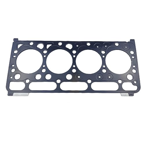 Image of V2003 V2003E V2003T Cylinder Head Gasket Metal 1G770-03312 1G77003312 Compatible with Kubota Engine 341 Bobcat Mini Excavator S185 S175 Loader