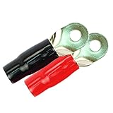 Stinger SPT5101 PRO Series Ring Terminals with 1/0 Gauge Input to 5/16-Inch Ring and Shoc-Krome Plating
