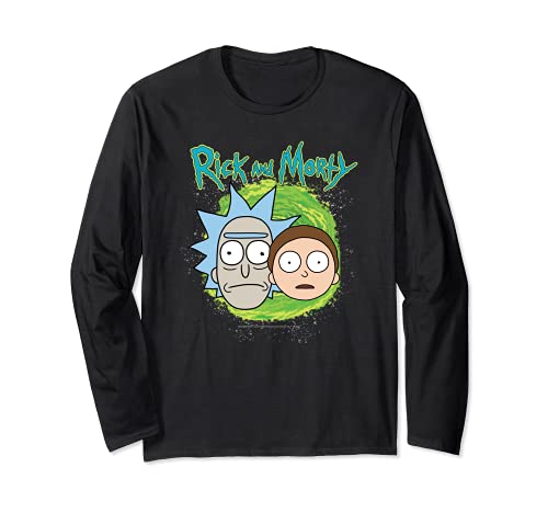 Rick and Morty Floating Heads Manga Larga