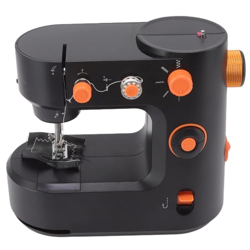 Electric Sewing Machine For Beginners Portable Sewing Machine For Kids/Adults.5 Built-in Stitches Double Threads & Two Speed Multi-function Small Mending Machine With Lights Foot Pedal For Travel Home