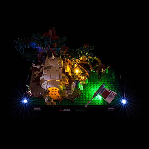 Light My Bricks Light Kit Compatible With Lego Dagobah Jedi Training Diorama 75330 (Set Not Included) #TOP1