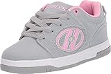 HEELYS Girl's Voyager (Little Kid/Big Kid/Adult) Grey/Light Pink 4 Big Kid (Women's 5) M