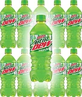 Diet Mountain Dew (MTN) 20 oz Soda Bottles (Pack of 4, Total of 80 FL OZ)