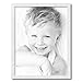 ArtToFrames 20x26 inch Satin White Frame Picture Frame, 2WOMFRBW26074-20x26