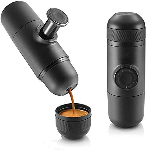 Yilu Portable Espresso Machine, Mini Manual Coffee Maker, Compatible With Cup Capsule and Ground Coffee