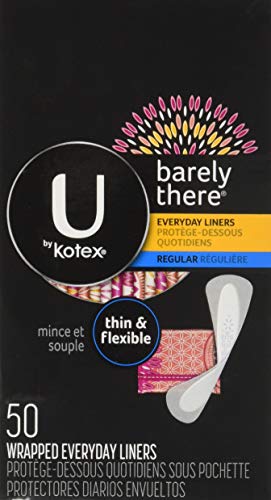 U by Kotex Barely There Thin & Flexible Liners, Regular 50 ea - //coolthings.us