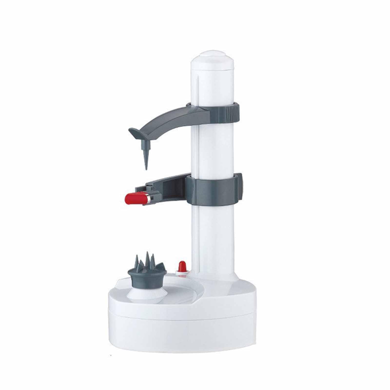 Pelapatate, Pelapatate automatico in acciaio inox, pelapatate elettrico(White)