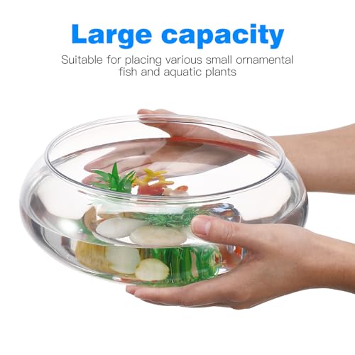 Aquarium Betta plastique transparent avec bocal à poisson rouge 2800ml - 6