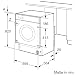 NEFF Einbau-Waschtrockner 7 kg Waschen 4 kg Trocknen 1400 Upm V6540X3