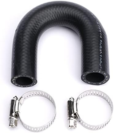 Jofynzo For LS for LT Heater Core Crossover Coolant Bypass Hose with 2 Clamps for Chevy Pontiac for LS1 for LM7 for LR4 for LQ4 for LS6 for L59 for LQ9 for LS2 for LS3 for LH9 for L20 Replace 551699