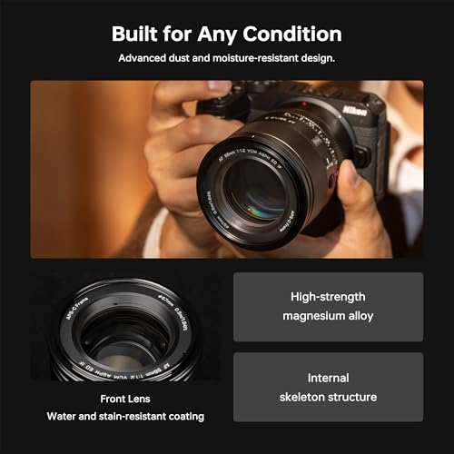 Image of VILTROX 56mm F1.2 Z Lens for Z-Mount Cameras, 56mm f /1.2 Autofocus Large Aperture APS-C Lens Compatible with Nikon Z-Mount Cameras Z9 Z8 Z7 Z6 Z5 Z50 Z30 ZFC