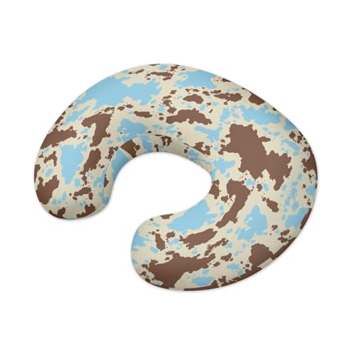 Image of Blue Cow Baby Nursing Pillow Cover for Breastfeeding Moms, Easy to Clean Breathable Neutral Breastfeeding Pillow Cover for Bottle Feeding